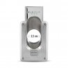 Cutit trabucuri Elie Bleu Double Blade Brushed metal