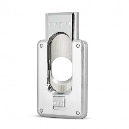 Cutit trabucuri Elie Bleu Double Blade Brushed metal