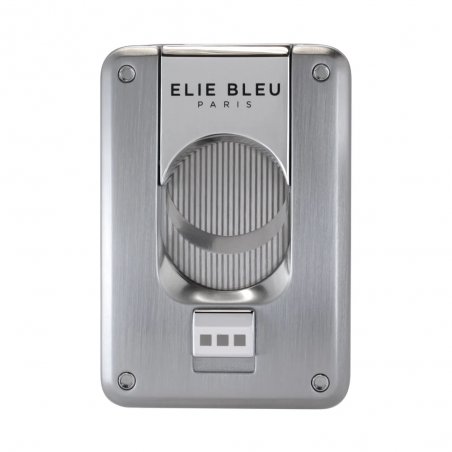 Cutit trabucuri Elie Bleu Double Blade Brushed metal