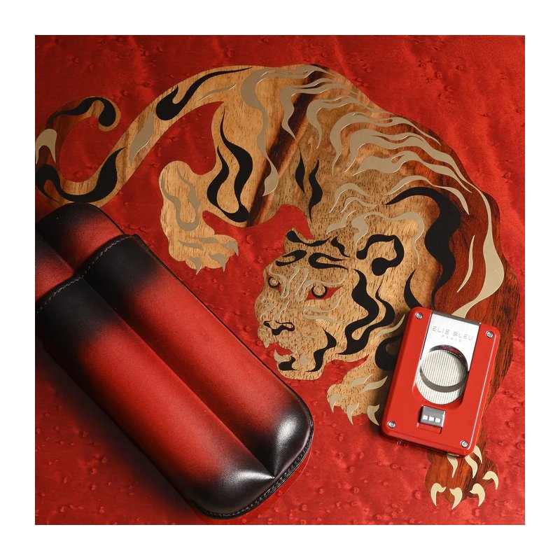 Cutit trabucuri Elie Bleu Double Blade Red