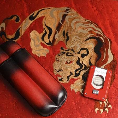 Cutit trabucuri Elie Bleu Double Blade Red