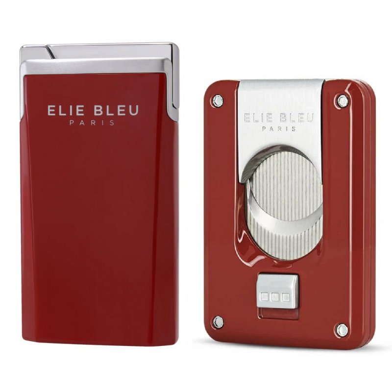 Set Elie Bleu Red – bricheta J15 rosie si cutit dubla lama