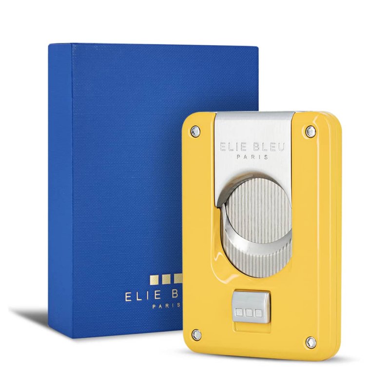 Set Elie Bleu Yellow – bricheta J15 galbena si cutit trabucuri