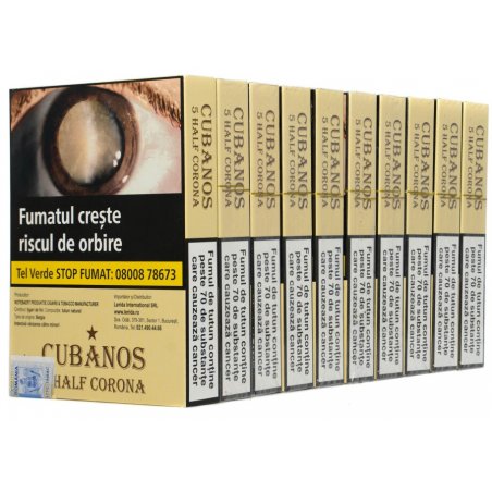 Tigari de foi Cubanos Half Corona 5x10 Pachete Tigari de foi Cubanos Half Corona 5x10 Pachete