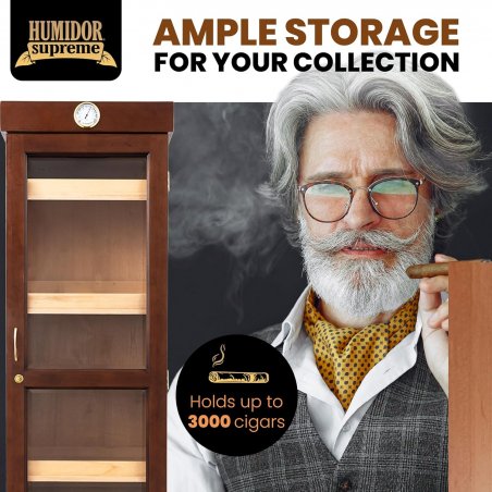 Umidor trabucuri Tower Supreme Mahogany