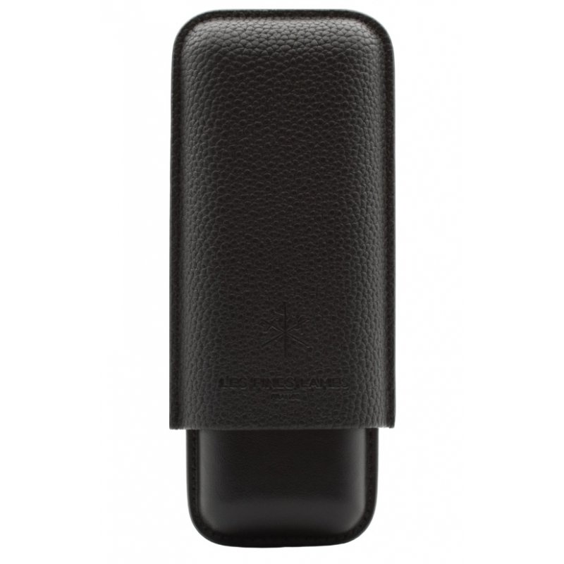 Etui trabucuri Cigar Case Duo Black Les Fines Lames