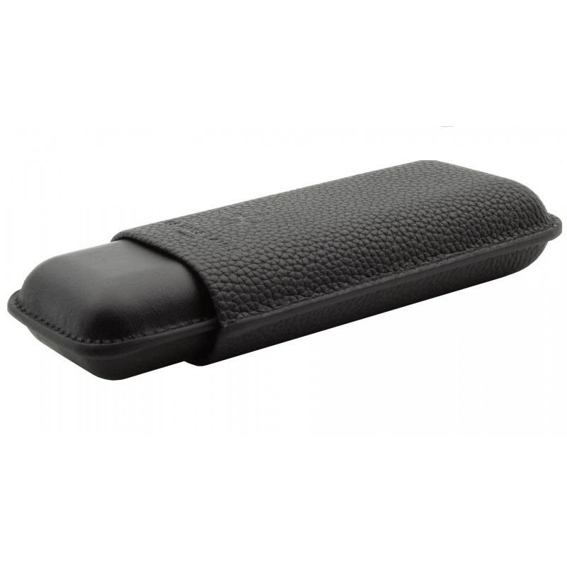 Etui trabucuri Cigar Case Duo Black Les Fines Lames