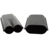 Etui trabucuri Cigar Case Duo Black Les Fines Lames