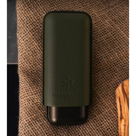Etui pentru trabucuri Les Fines Lames DUO OD Green