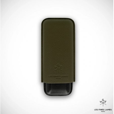 Etui pentru trabucuri Les Fines Lames DUO OD Green