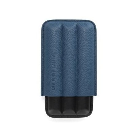 Etui trabucuri Les Fines Lames Cigar Case TRIO Blue