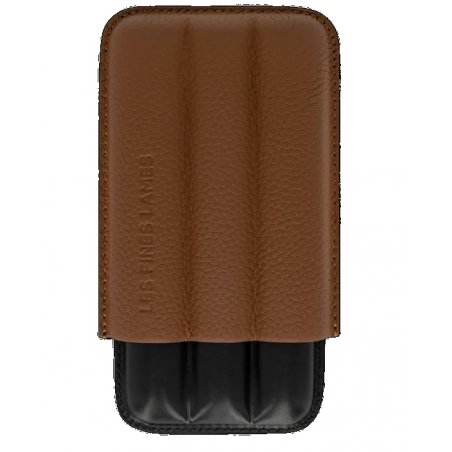 Etui trabucuri Les Fines Lames TRIO Brown