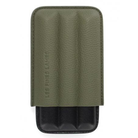 Etui trabucuri Les Fines Lames Cigar Case TRIO Green