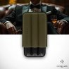 Etui trabucuri Les Fines Lames Cigar Case TRIO Green