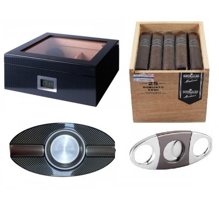 Set cadou Humidor si trabucuri Imperiales Robusto 20