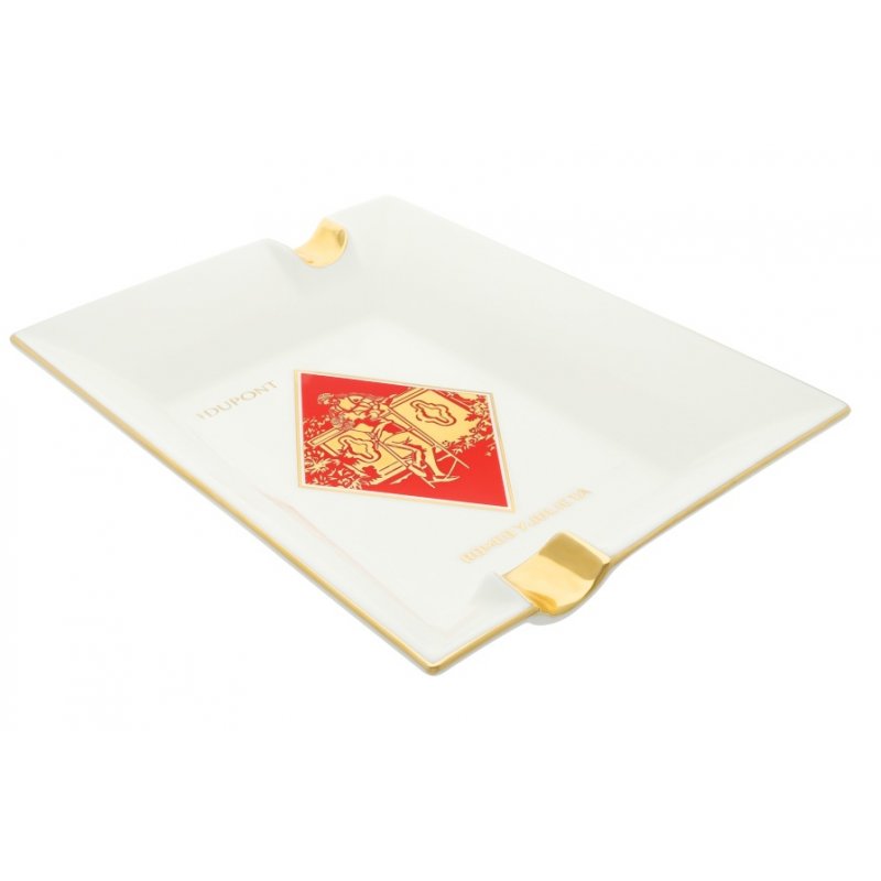 Scrumiera S.T. Dupont Porcelain Romeo y Julieta White