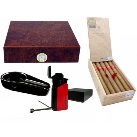 Set cadou trabucuri si accesorii Leon Jimenes 10