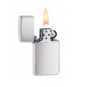Bricheta Zippo 1600 Brushed Chrome Slim