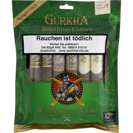Trabucuri Gurkha Boutique Toro Green Sampler 48 (6X8)