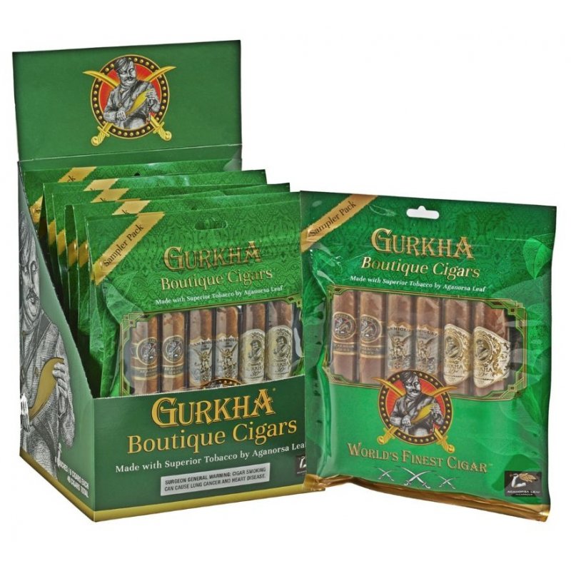 Trabucuri Gurkha Boutique Toro Green Sampler 48 (6X8)