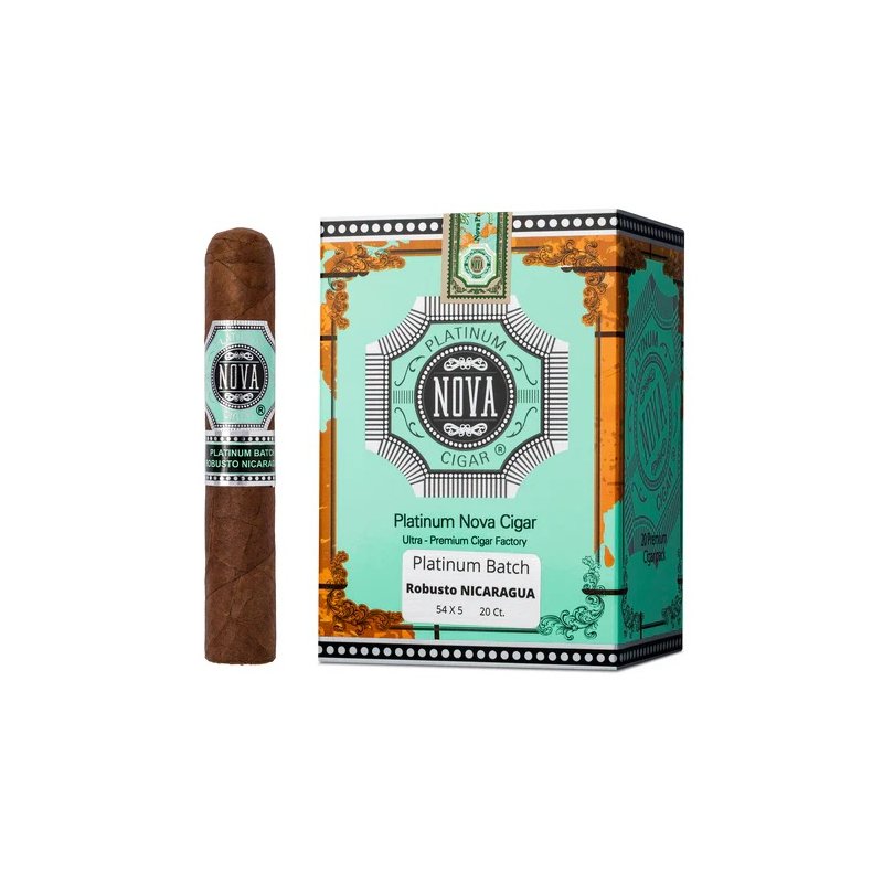 Trabucuri Platinum Nova Batch Robusto Nicaragua 20