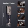 Bricheta Honest Triple Jet Flame with Cigar Punch Black