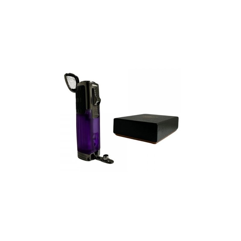 Bricheta Honest Triple Jet Flame Purple with Cigar Punch