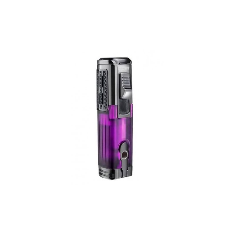 Bricheta Honest Triple Jet Flame Purple with Cigar Punch