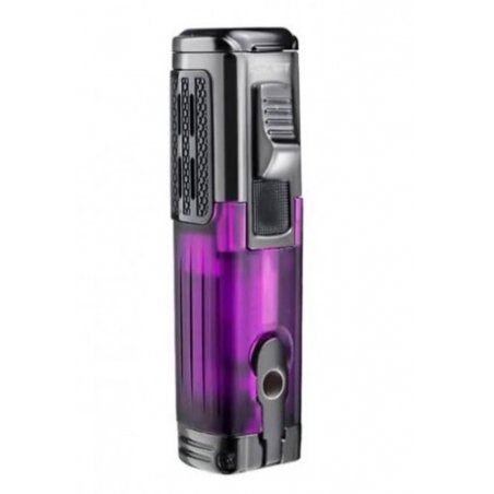 Bricheta Honest Triple Jet Flame Purple with Cigar Punch
