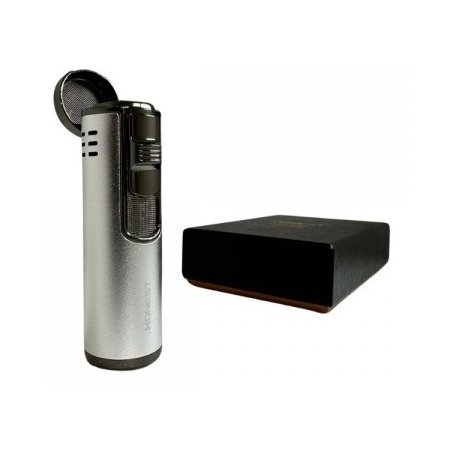 Bricheta Honest Quadruple 4-Flame Jet Silver