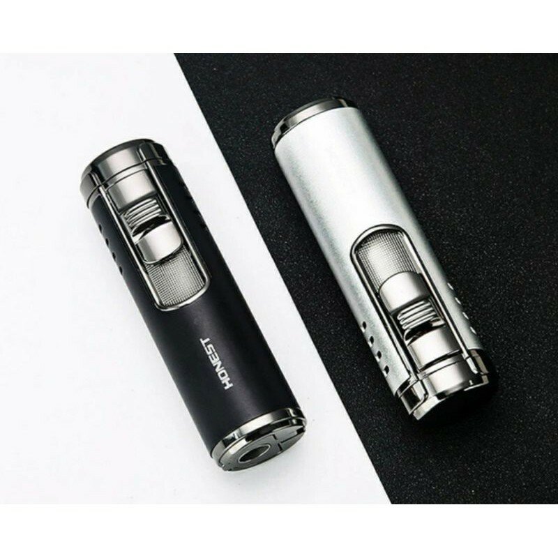 Bricheta Honest Quadruple 4-Flame Jet Silver