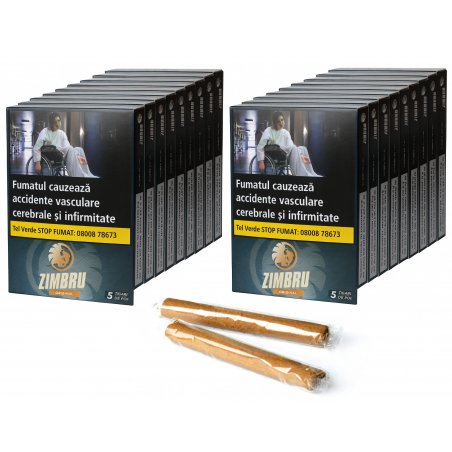 Tigari de foi Zimbru Original Cigars 100 (5 x 20 pachete)