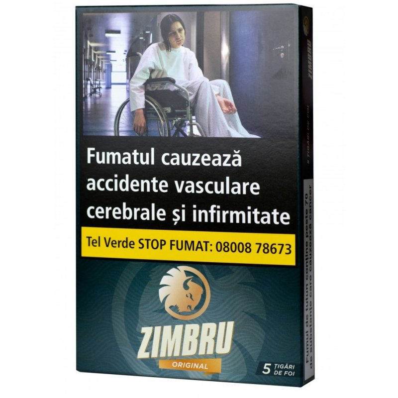 Tigari de foi Zimbru Original Cigars 100 (5 x 20 pachete)