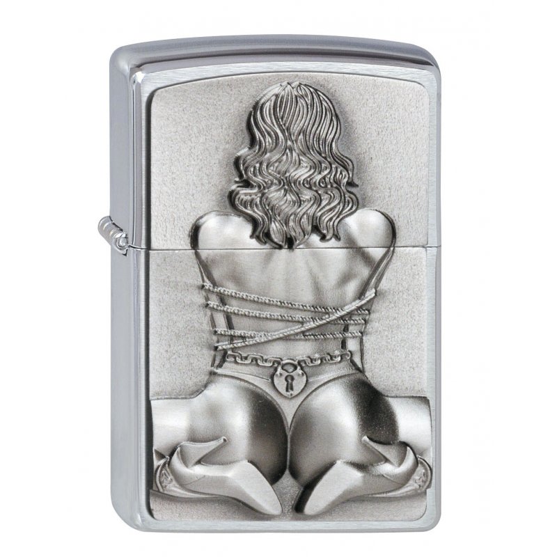Bricheta Zippo 200 Bondage Girl Emblem