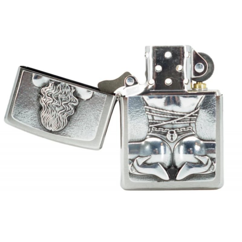 Bricheta Zippo 200 Bondage Girl Emblem