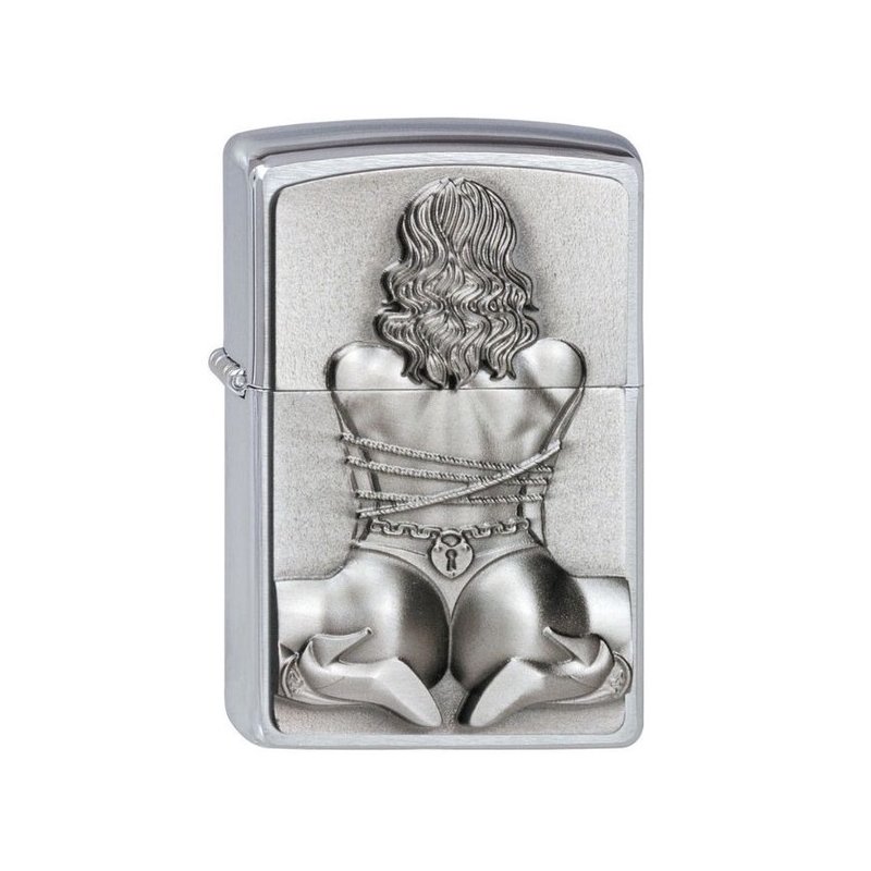 Bricheta Zippo 200 Bondage Girl Emblem