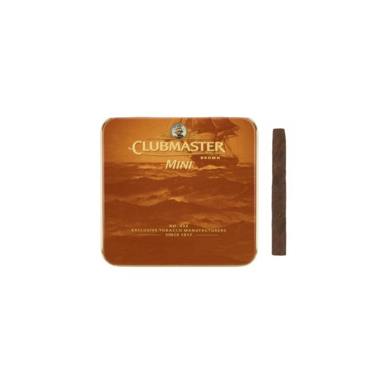 Tigari de foi Clubmaster Mini Brown 20
