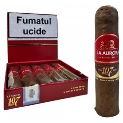 Trabucuri La Aurora 107 Nicaragua Sumo Short Robusto (5)