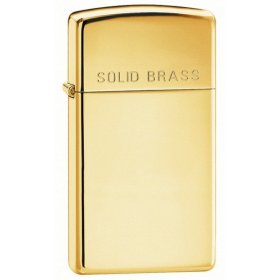 Bricheta Zippo 1654 Solide Brass Slim