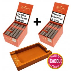 2 cutii Montosa Robusto (20) + scrumiera trabucuri Montosa