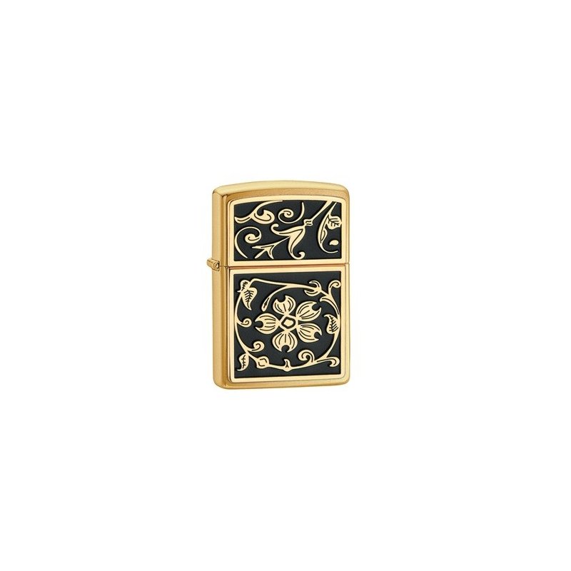 Bricheta Zippo 20903 Gold Floral Flourish