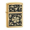 Bricheta Zippo 20903 Gold Floral Flourish