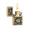 Bricheta Zippo 20903 Gold Floral Flourish