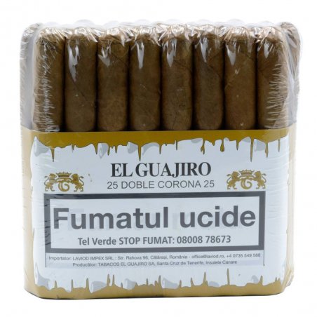 Trabucuri El Guajiro Doble Corona 125 (5x25) – Țigări de Foi ieftine