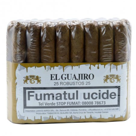 Trabucuri El Guajiro Robustos 150 (6x25) – Ofertă Bundle