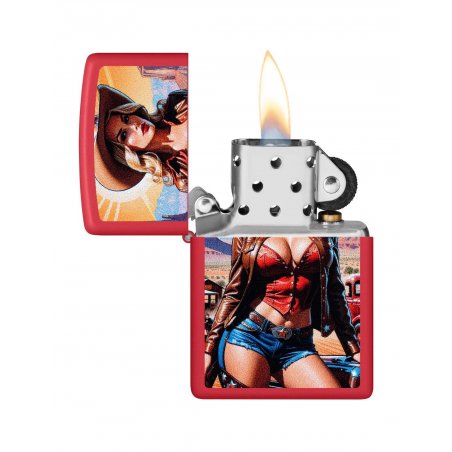 Bricheta ZIPPO 233 Pinup Cowgirl