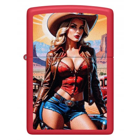 Bricheta ZIPPO 233 Pinup Cowgirl
