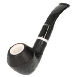 Pipa Angelo Meerschaum Black Rusticated 302004