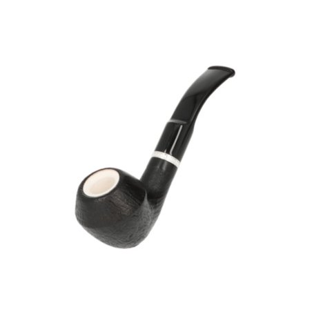 Pipa Angelo Meerschaum Black Rusticated 302004