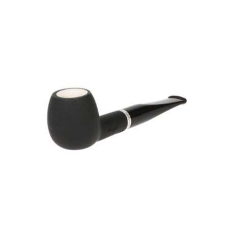 Pipa Angelo Meerschaum Black Matt Alu Ring 302002